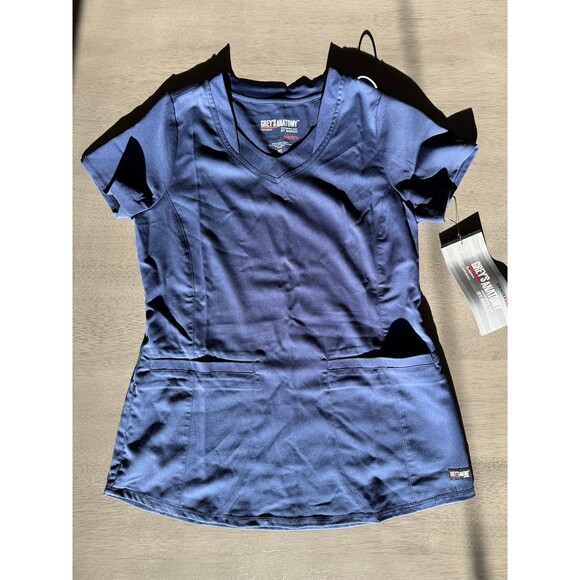 Greys Anatomy Spandex Stretch
Bree 1-Pocket Tuck-In Scrub Top new with tags - Picture 1 of 10